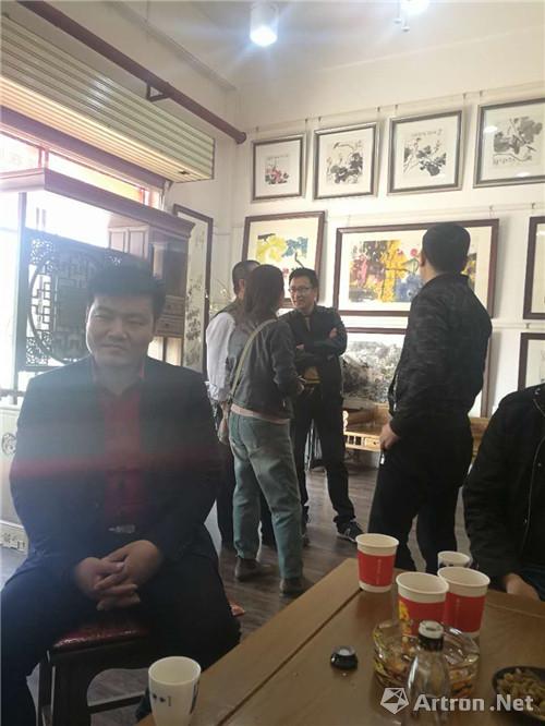 石晓伟,孙晓明,田荣军油画国画精品展在醉墨楼画廊开幕