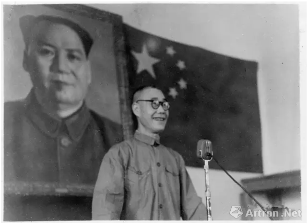 1959年 潘天寿院长在大会上讲话