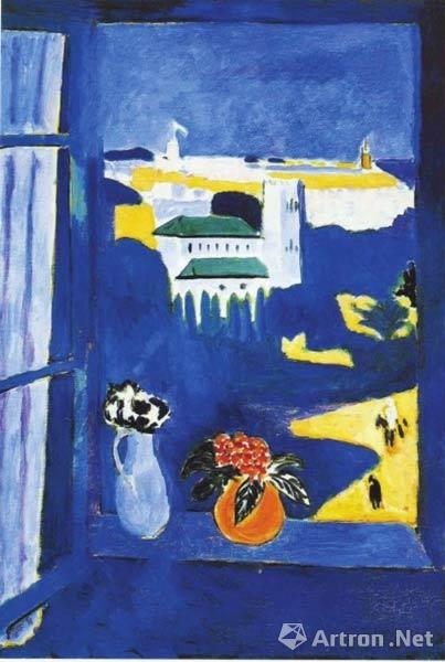 马蒂斯在摩洛哥丹吉尔法国大酒店画下名作《窗口望去的风景》