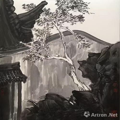 "姑苏溢彩"中国水墨画院苏州园林写生作品展——周尊圣