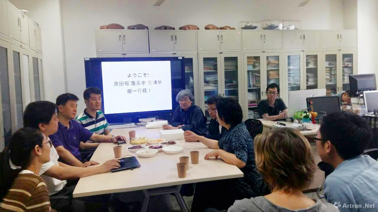 日本学者原田昭一行来武汉理工大学艺术与设计学院进行学术交流