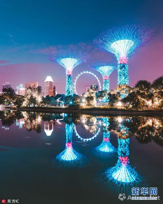 拍照师拍新加坡震撼都市风物 仿若科幻片中场景