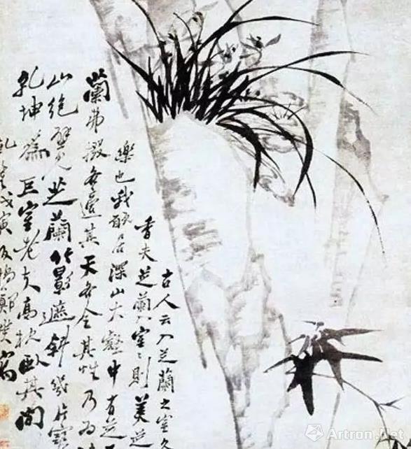 郑板桥画兰，画的是兰花的傲骨