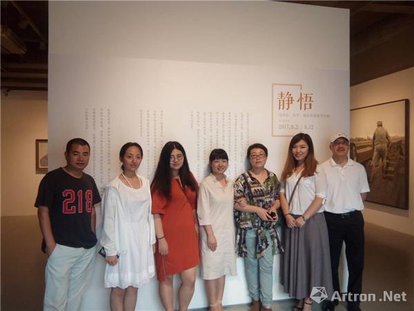 静悟任德龄任杰赵美燕油画作品展在中国艺术研究院中国油画院举行