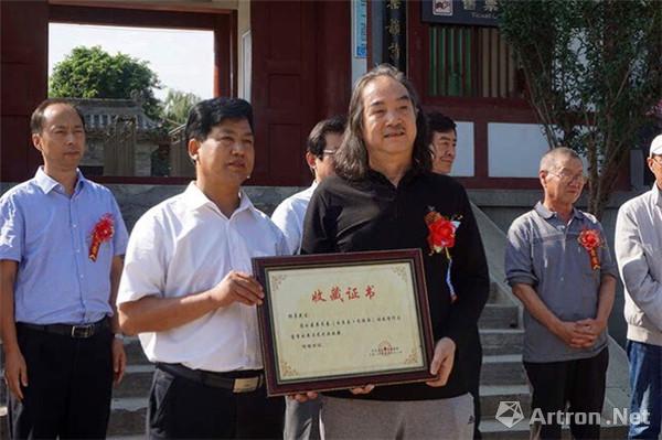 杨勇篆书长卷《长恨歌》捐赠仪式在仙游寺举行_媒体关注_雅昌新闻