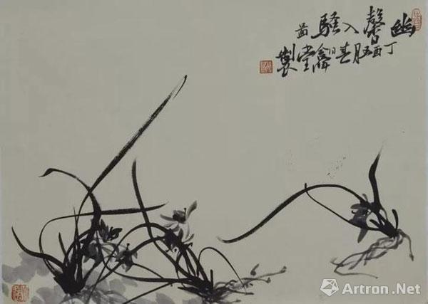 花鸟画名家张晖教你如何画兰草图文详解