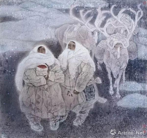 走进著名画家周荣生的人物画世界_艺术家提供_雅昌新闻