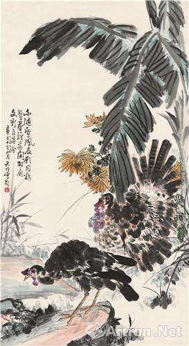 雅昌快讯点染入神徐天许国画作品返校展在清华大学美术学院开幕