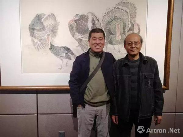 张晖参加刘东瀛工笔花鸟画作品展_艺术家提供_雅昌新闻