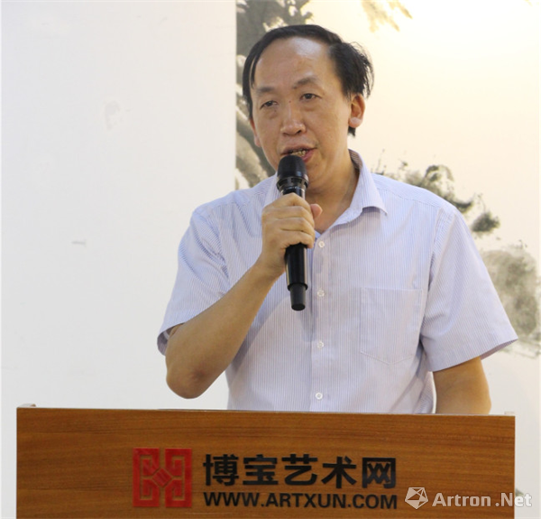 北京工人日报总编 周兴旺先生发表致辞