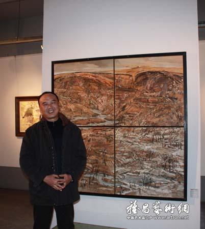 陈国力,仲济昆两位画家此次共展出60多幅油画作品,包括"和风系列"