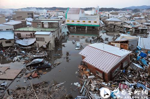 0级地震,震中位于宫城县以东的太平洋海域,震源深度20公里,引发10米高