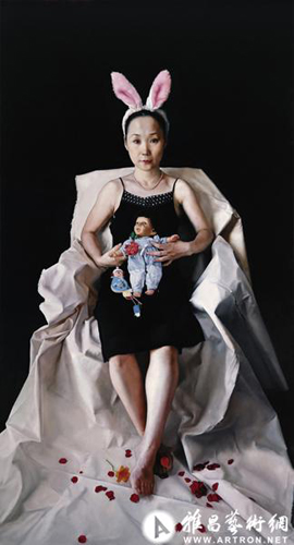 范明正 2009作 童话-3 布面油画 193×104cm范明正 2009作 童话-4