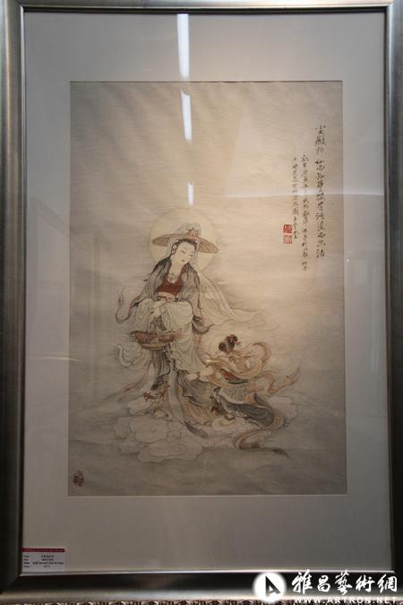 武卫萍观世音菩萨精品展在云峰画苑举办