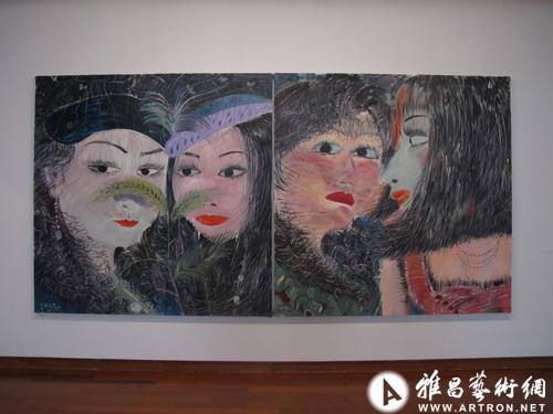 王玉平申玲伉俪双个展亮相深圳(组图)