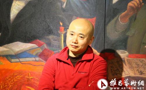 红色寓言-续——刘长春油画在绥风艺术馆展出