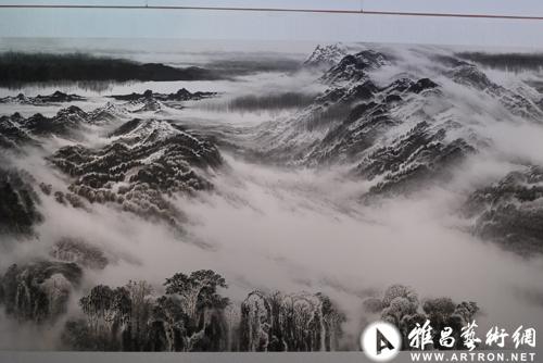 "吞吐大荒—许钦松山水画展"广东站开幕(附图)