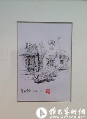 m50创意空间:周海波"千里单骑游画记"钢笔速写展