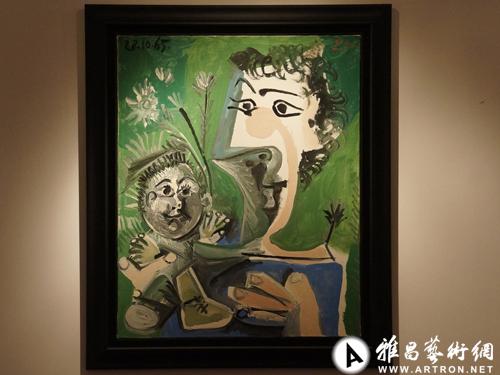 上海国际精品艺术展珍品荟萃 毕加索 《母与子》亮相