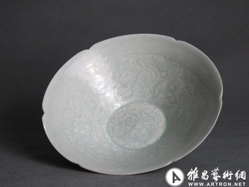 宋代青白瓷碗 造型端庄 名贵之品