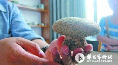 监利县狮子山新石器时代遗址,惊现史前人类刻画陶器图案的陶制"印拍"