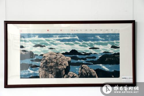 "海阔天空——白鹏中国画作品展"在郑开幕