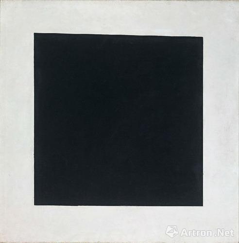 《黑方块》系列之一,1929年1915年12月,马列维奇在彼得格勒的"0.