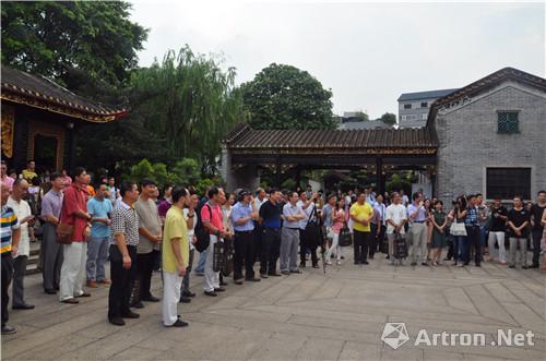 水墨新象—李华林 蔡庆洪 薛芝恋中国画展在佛山梁园举行