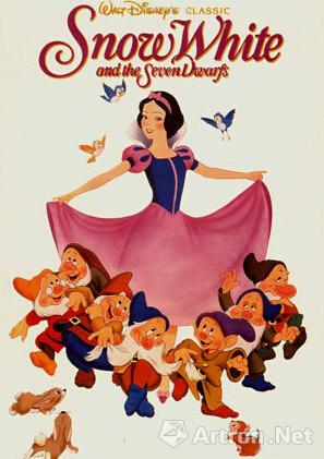 迪士尼首部动画长片《白雪公主》