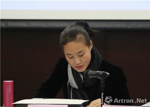 咸懿主任代表中国美术家协会发言