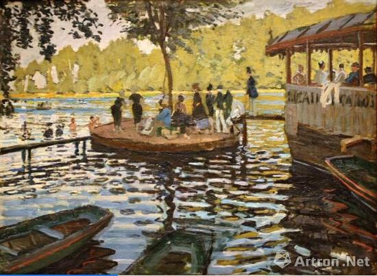 La Grenouillère - 1869(Monet)