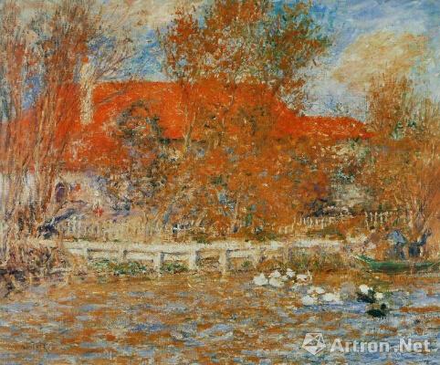 1873 Lo stagno delle anatre in autunno(Renoir)