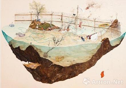 韩式治愈系艺术:一个孤立主义者的内心世界-画