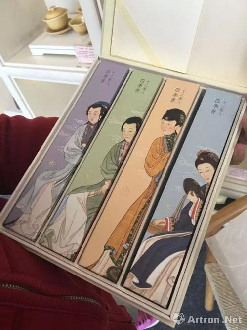 故宫文创产品"十二美人四季香"(摄影:景丽)