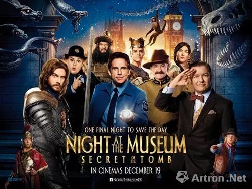 《博物馆奇妙夜iii》(night at the museum: secretof the tomb)海报