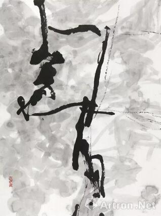 1 68cm×68cm 纸本水墨 2004艺术家简介邱振中,1947年生于南昌