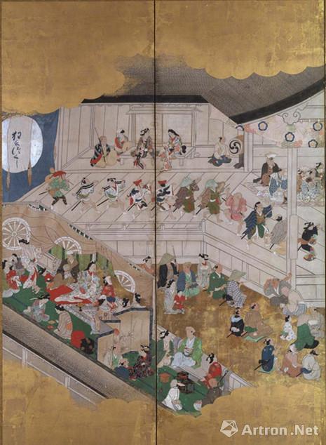 菱川师宣作品 在菱川师宣去世后,新兴画家怀月堂安度和他的门人