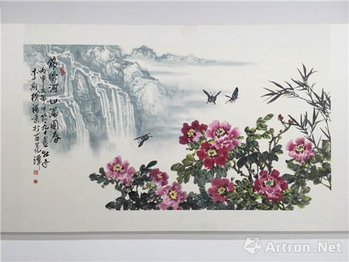 邵氏牡丹花正红—邵仲节美术作品展在福宝美术馆隆重开幕