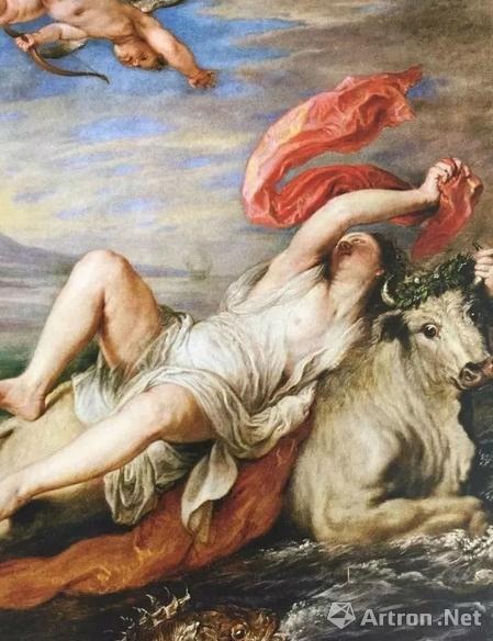 鲁本斯《欧罗巴被劫持》画中那头牛,就是宙斯的变形