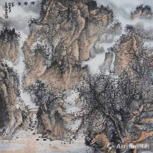 挥洒云烟—张建国山水画迎春展