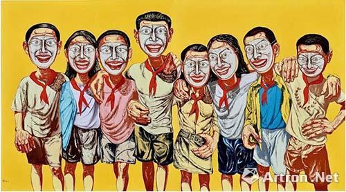 保利香港五周年春拍：曾梵志《面具系列1996 No.6》1.0502亿港币成交