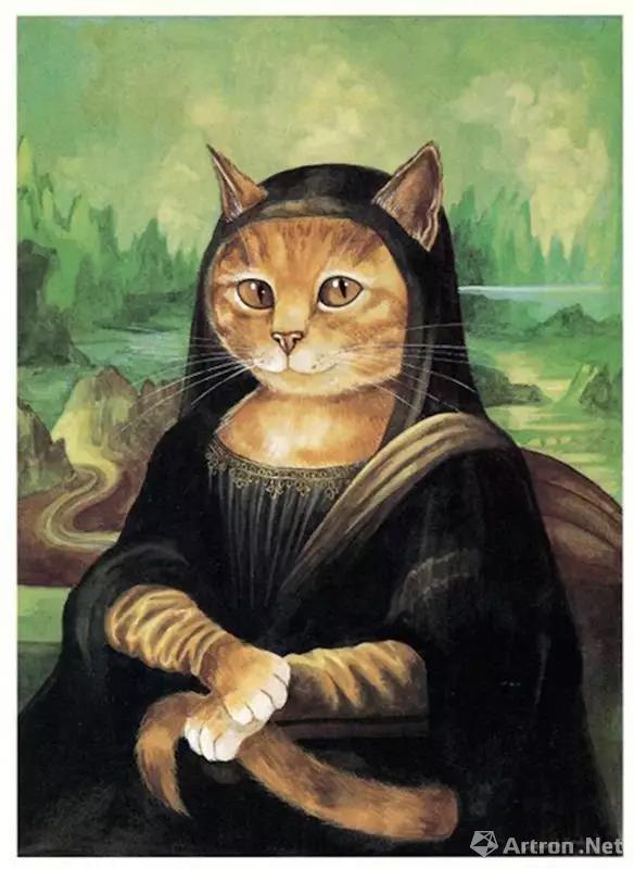 毕加索笔下的猫图片