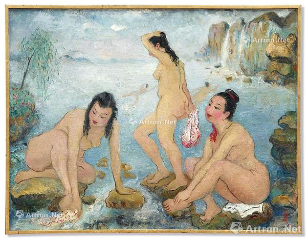 香港蘇富比：潘玉良《海边五裸女》2768.45万港币成交