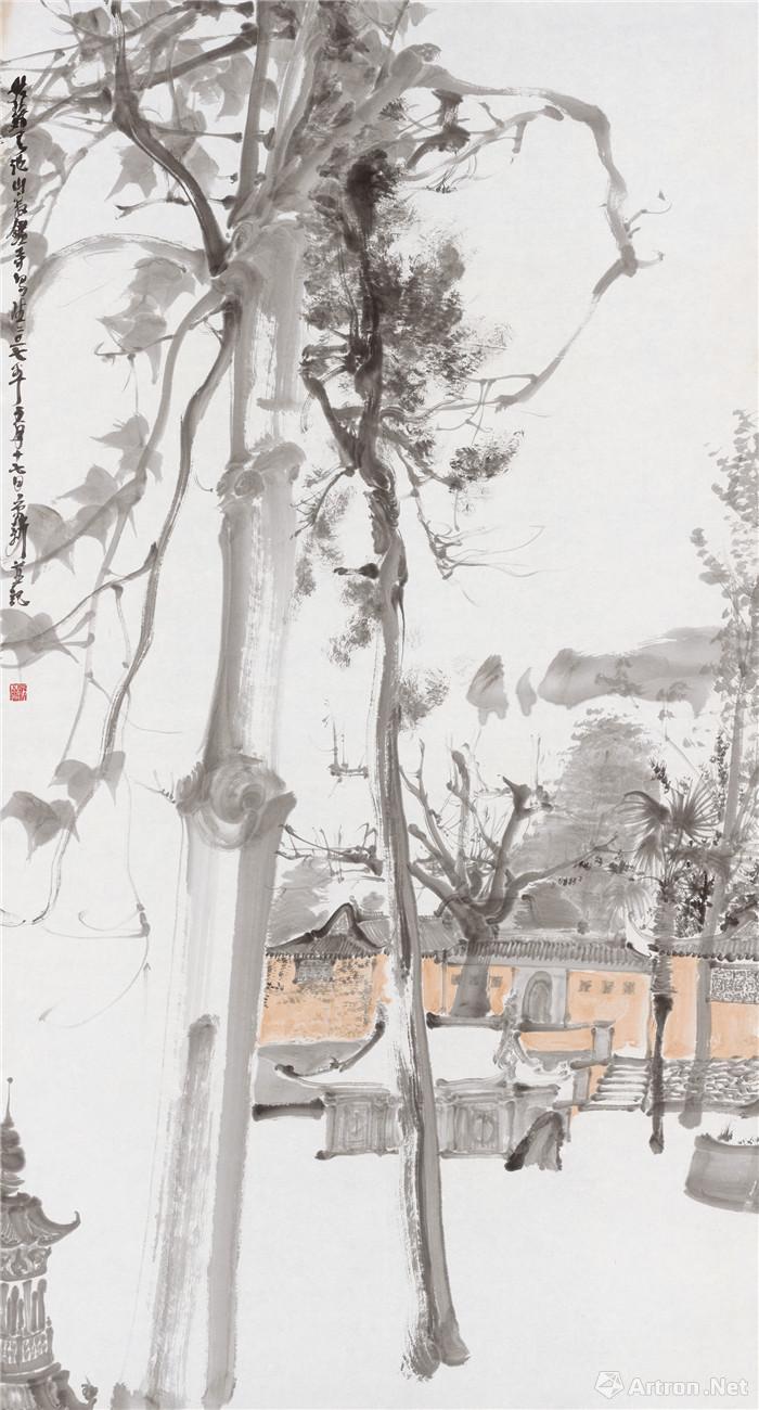 园61境写生作品巡展在南京开幕:周京新师生笔下的水墨园林