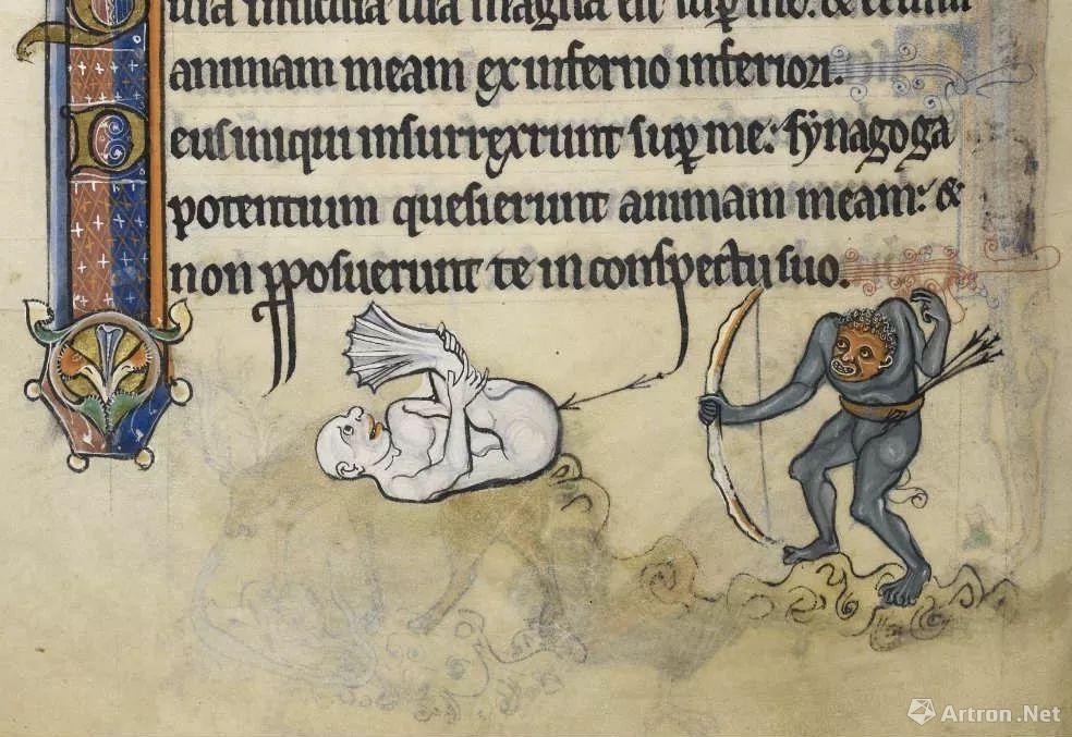 medieval illuminations grotesque