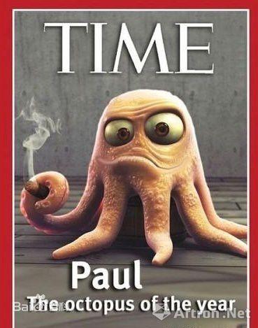 《时代周刊》封面刊登的章鱼保罗
