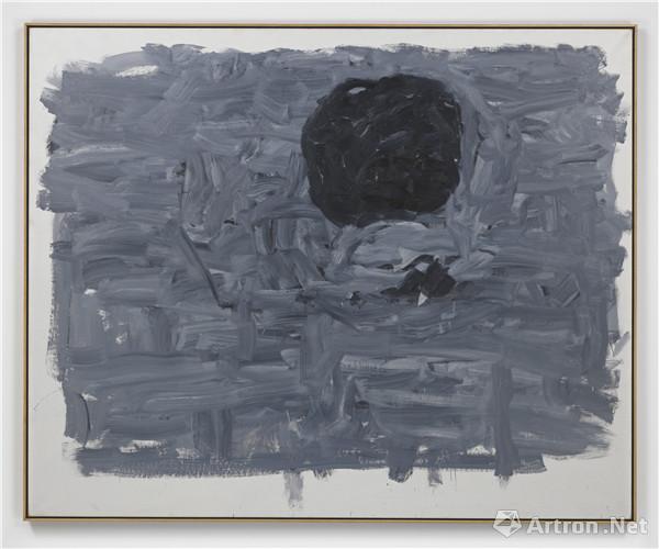 菲利普·加斯顿《位置 I》1965油彩 画布165.1 x 203.2 厘米 / 65 x 80 英寸摄影：Genevieve Hanson，图片来源：菲利普·加斯顿艺术资产，豪瑟沃斯