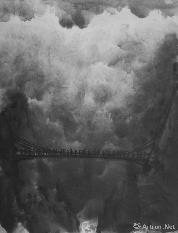 来支钢携巨幅山水代表作参加2018北京艺术博览会|中国画|天津美术网 