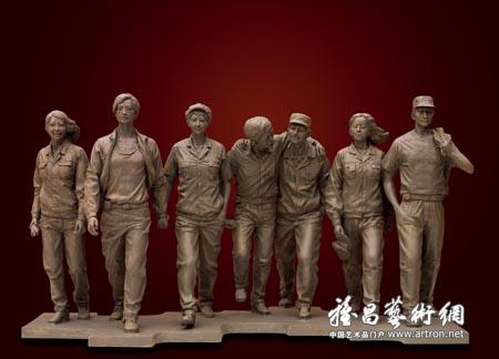 深圳建设者雕塑图片
