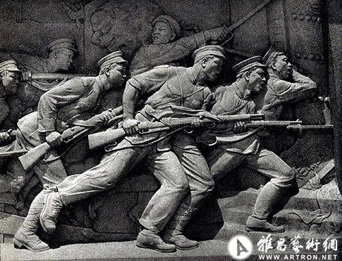 同题材油画作品《武昌起义》1961年 王征骅 (时为中央美院副教授)